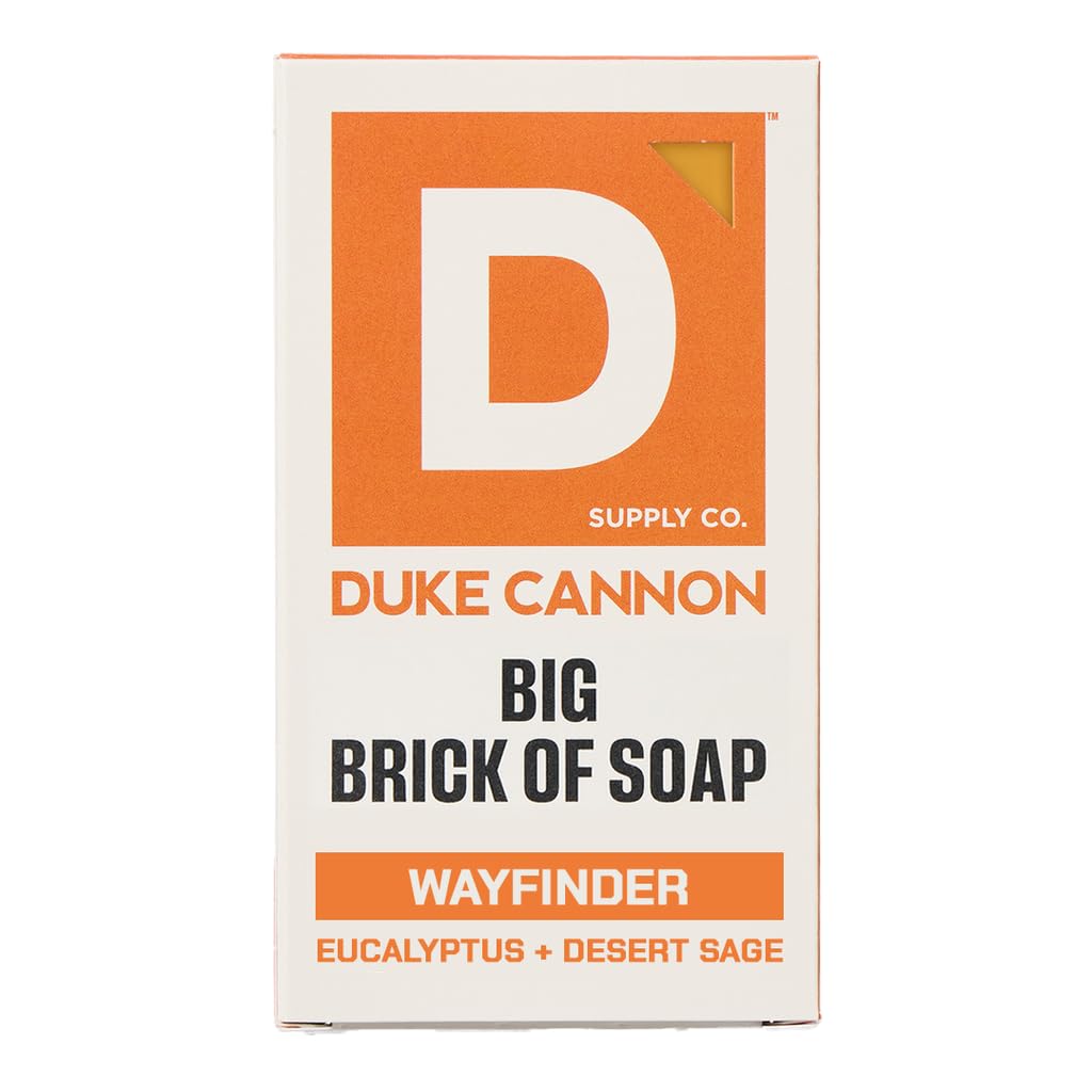 Duke Cannon front packaging showing bold label and scent, clear product identity and durability