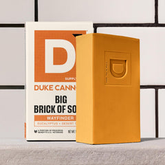 Duke Cannon side profile showing bar thickness and durable, slow-wearing design