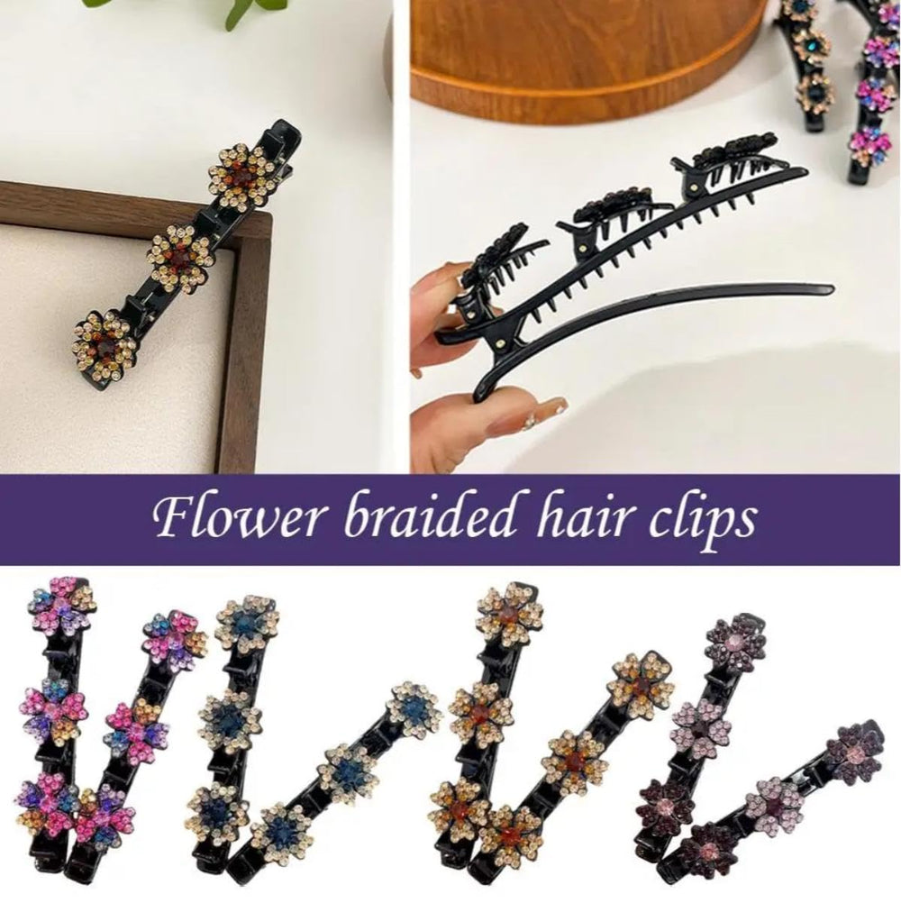 Dulier clip in hair half-up style adding polished shine