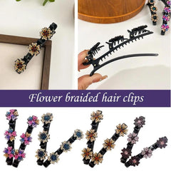 Dulier clip in hair half-up style adding polished shine