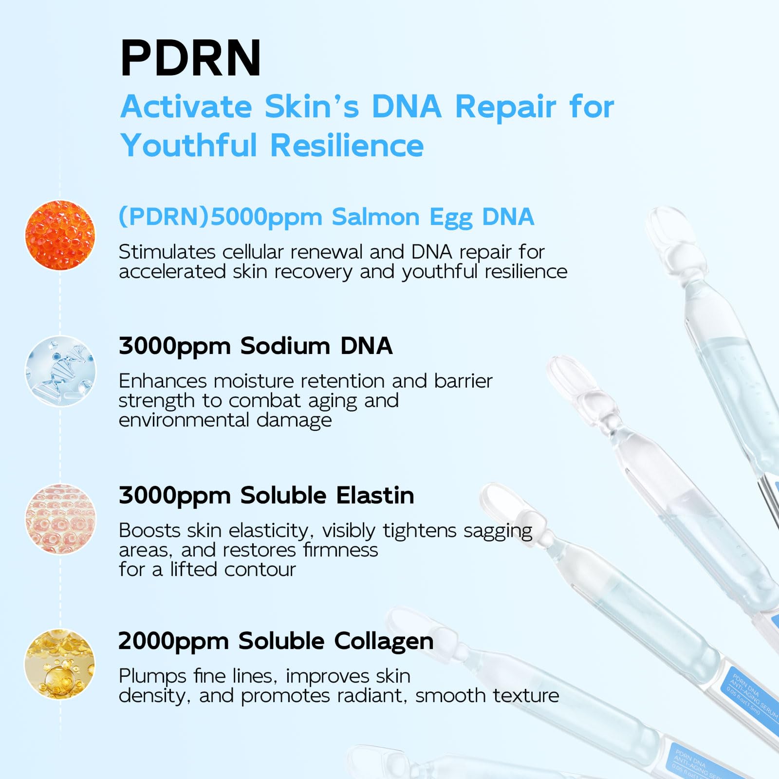 Dumie serum droplet texture highlighting lightweight absorption and hydration benefit