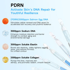 Dumie serum droplet texture highlighting lightweight absorption and hydration benefit