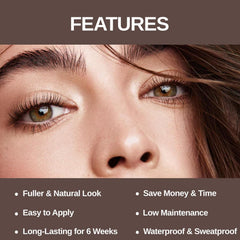 Duoffanny applicator brush detail, precise shaping for natural-looking brows