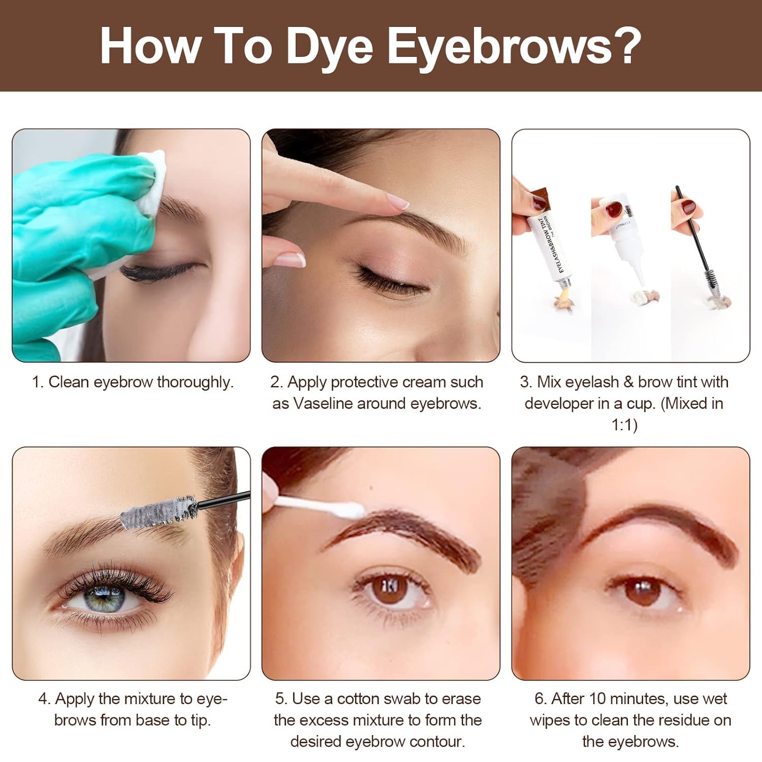 Duoffanny before and after comparison showing enhanced lashes and brows results