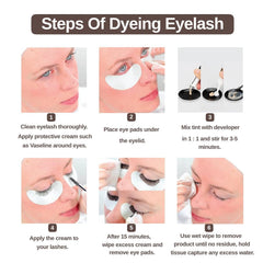 Duoffanny lashes in use in a salon setting, waterproof look that lasts