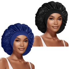 DUOMODRAGON front view of two bonnets showing color and packaging benefits