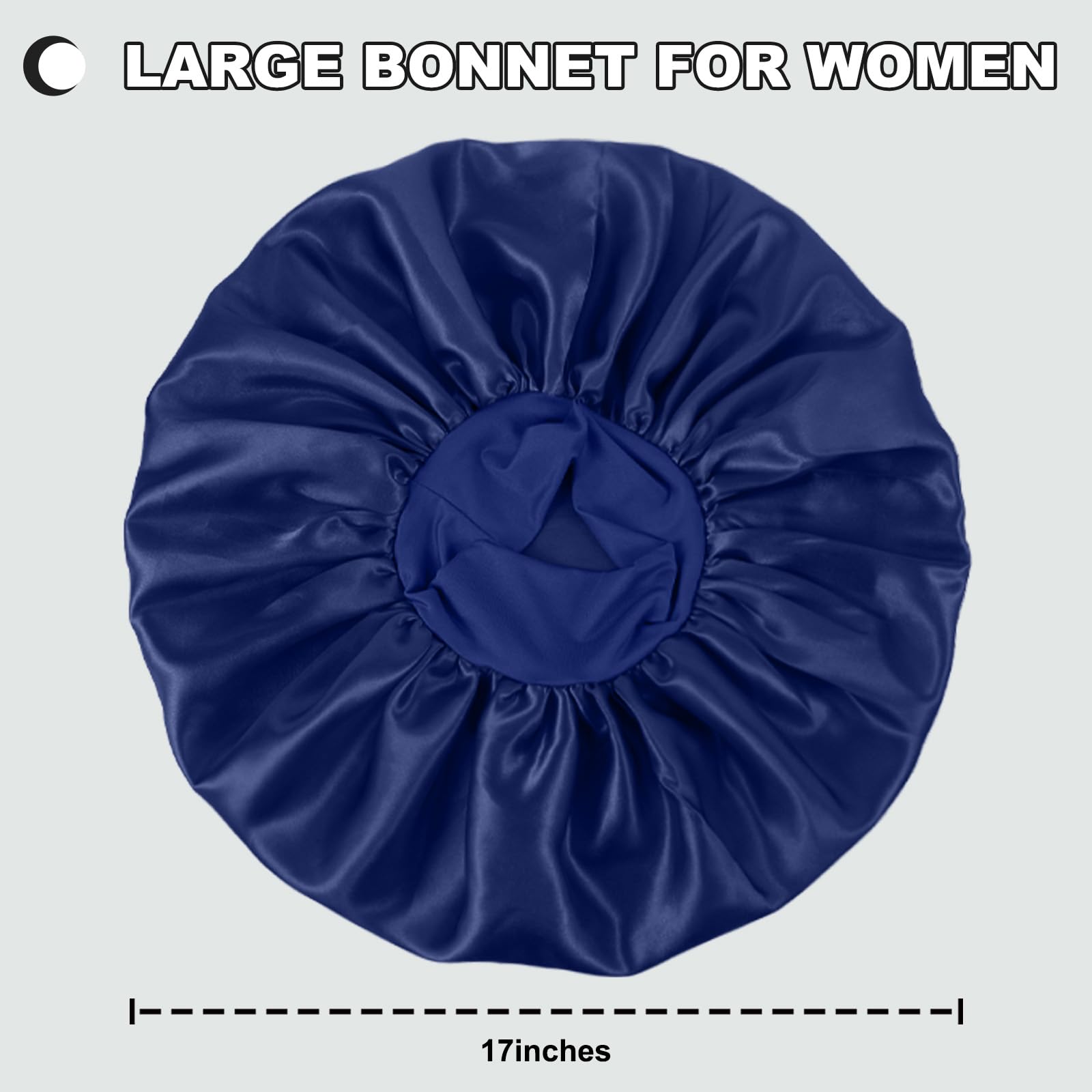 DUOMODRAGON bonnet styled on bedside showing easy overnight hair protection