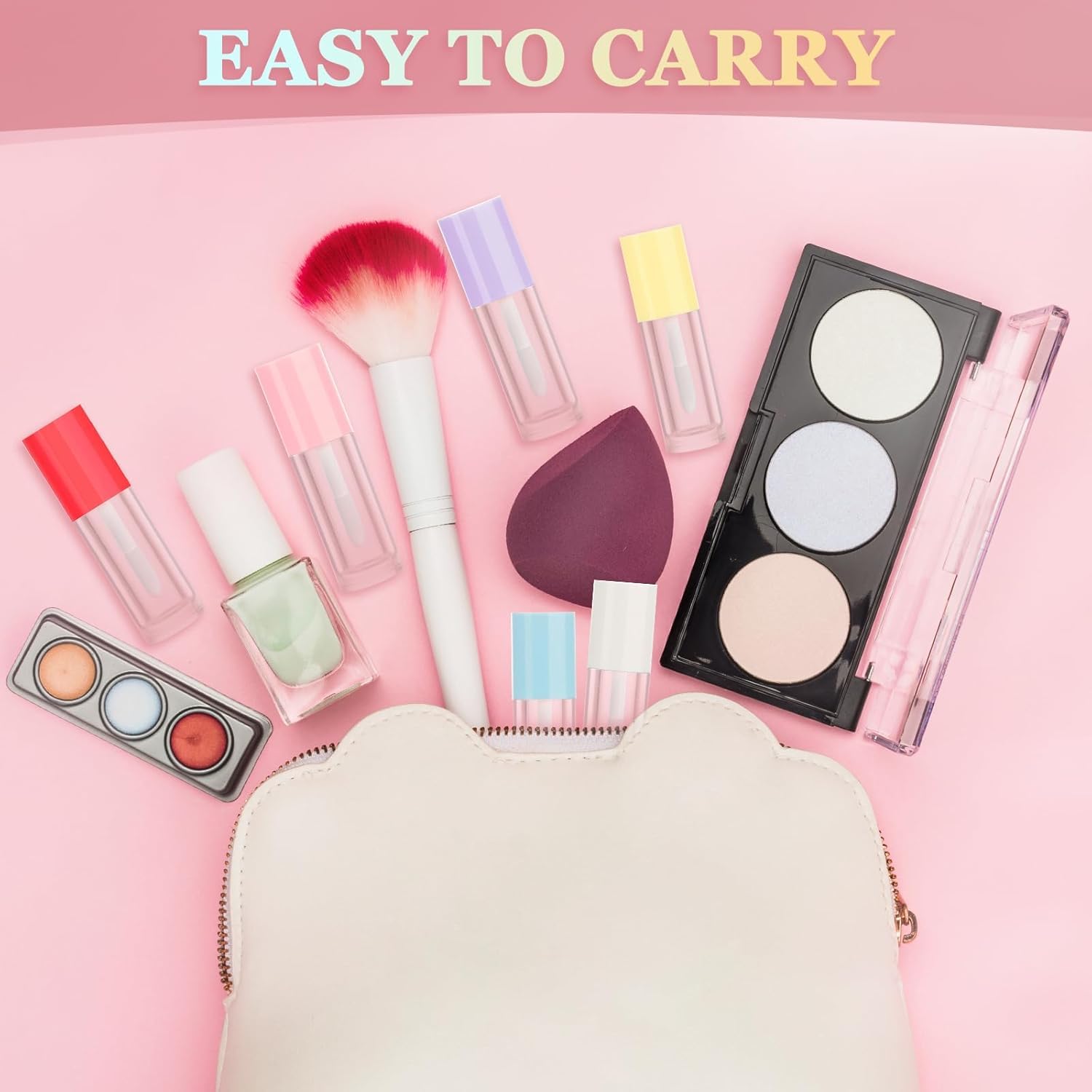 DupakSYS tube held in hand showing small size for convenient travel and purse storage