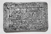 Dura-Block next to ruler showing 4 oz bar, clear size and durability