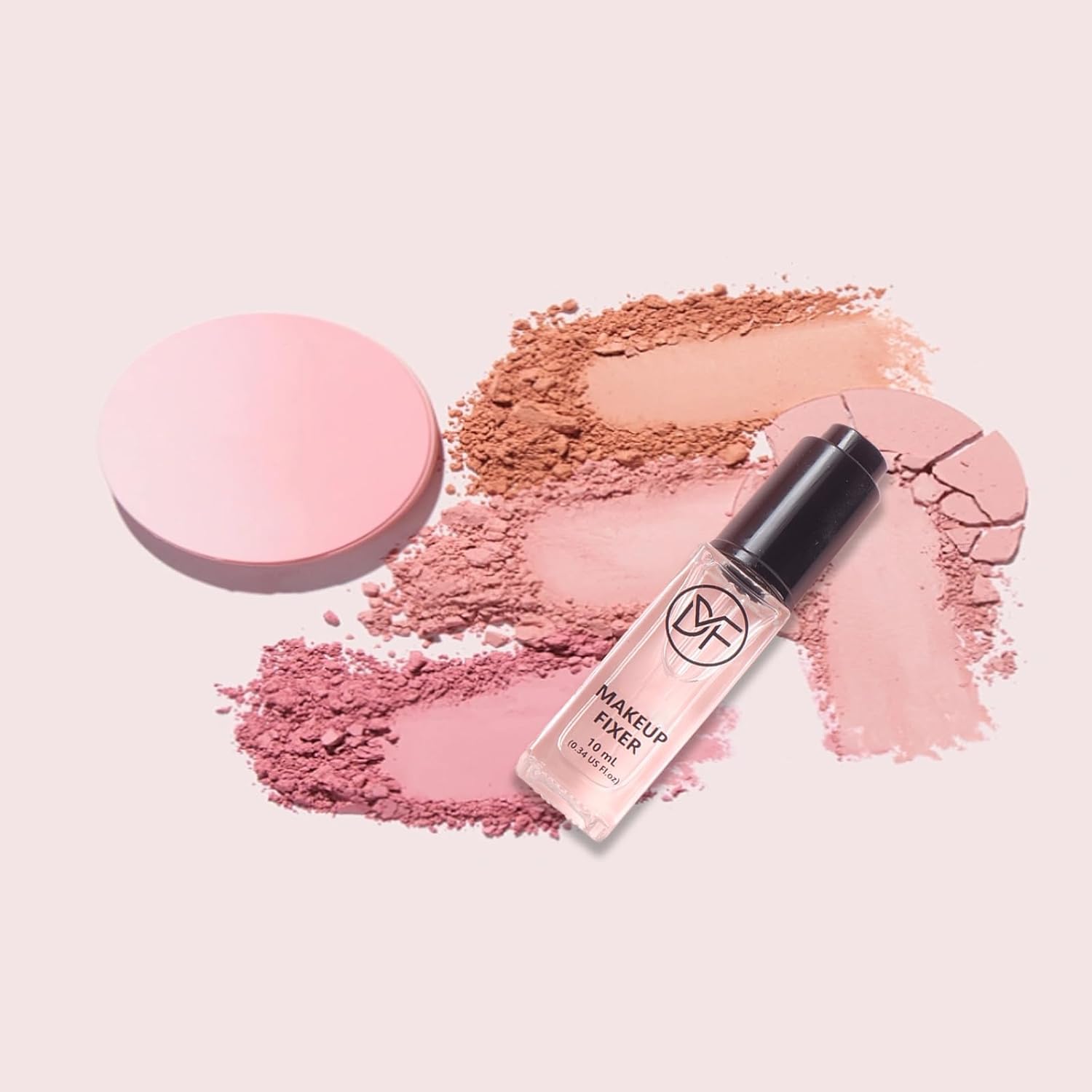DuralineMakeupFixer dropper releasing a clear drop for precise dosing benefit