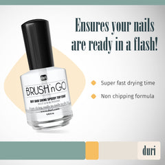 duri brush close-up demonstrating smooth bristles for even application