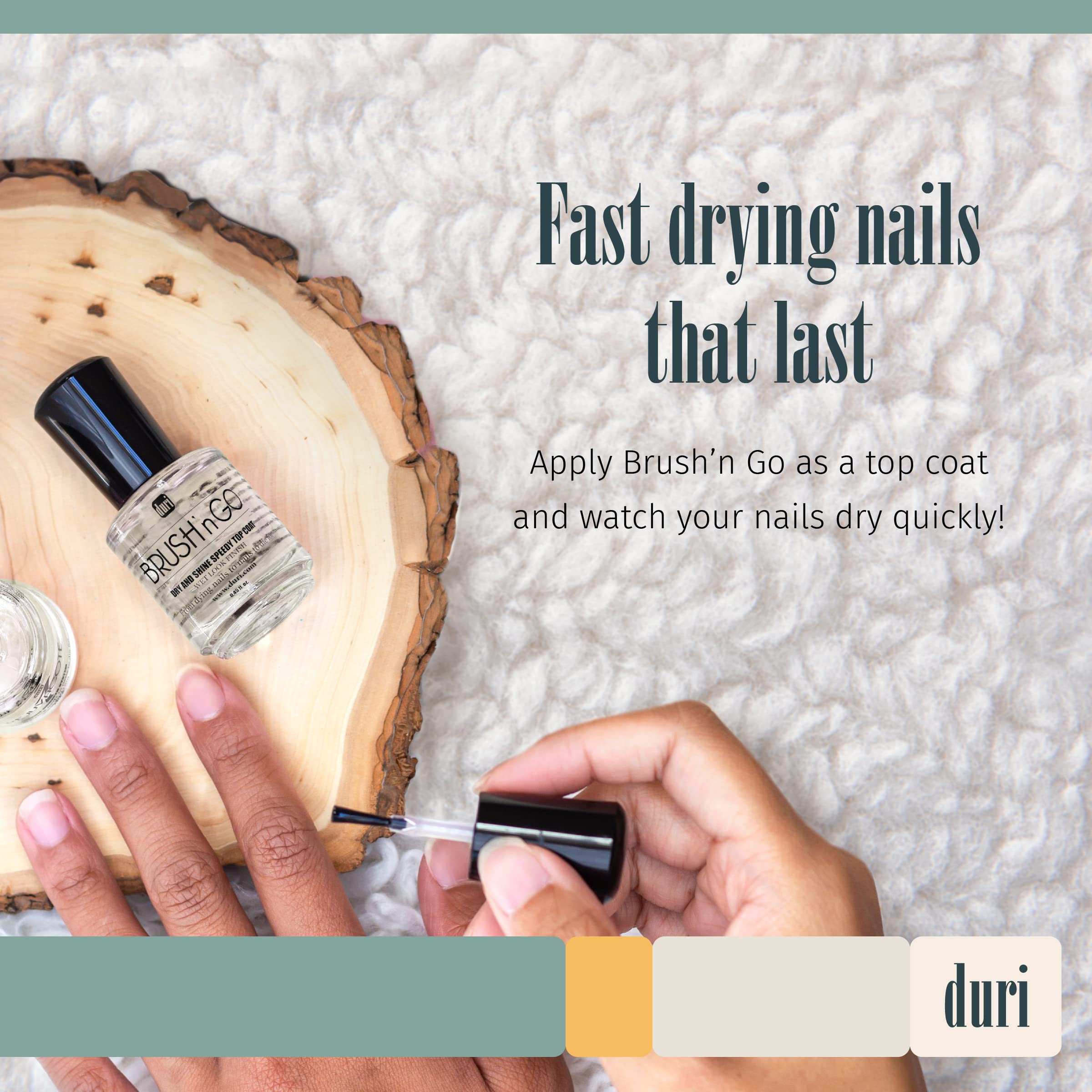 duri label close-up listing clean ingredients and vegan benefit