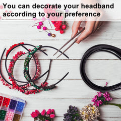 Duufin decorated headband with bow demonstrating DIY customization