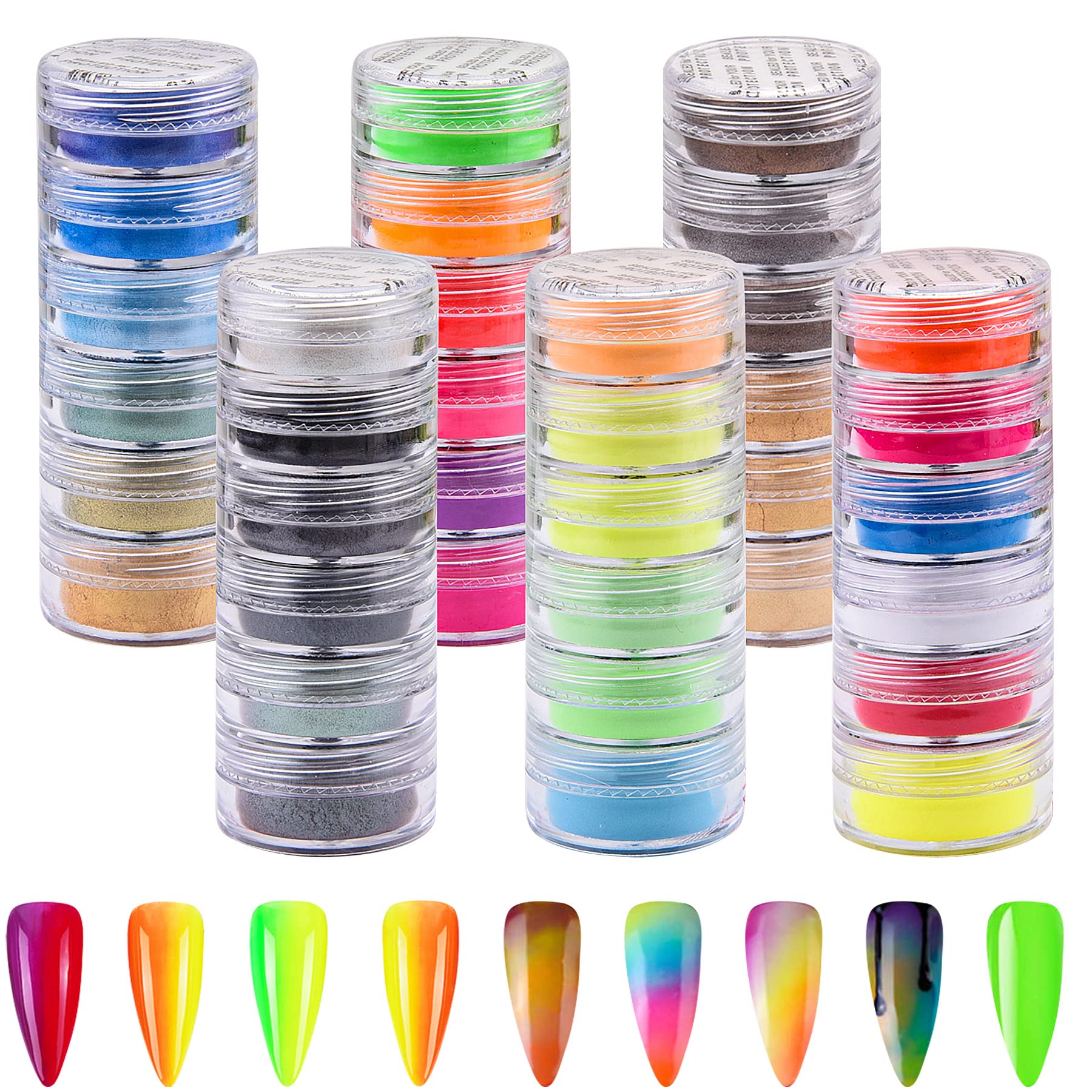 Duufin front packaging showing 36 jars and organized color range for easy selection