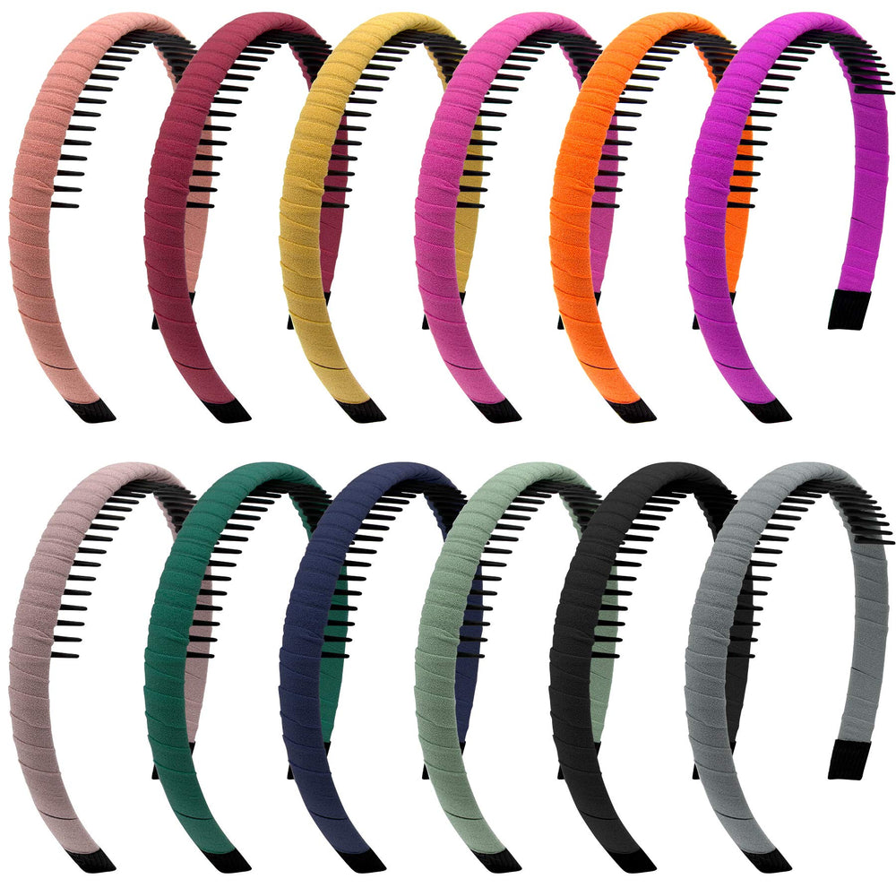 Duufin front packaging showing twelve colorful headbands and convenient value