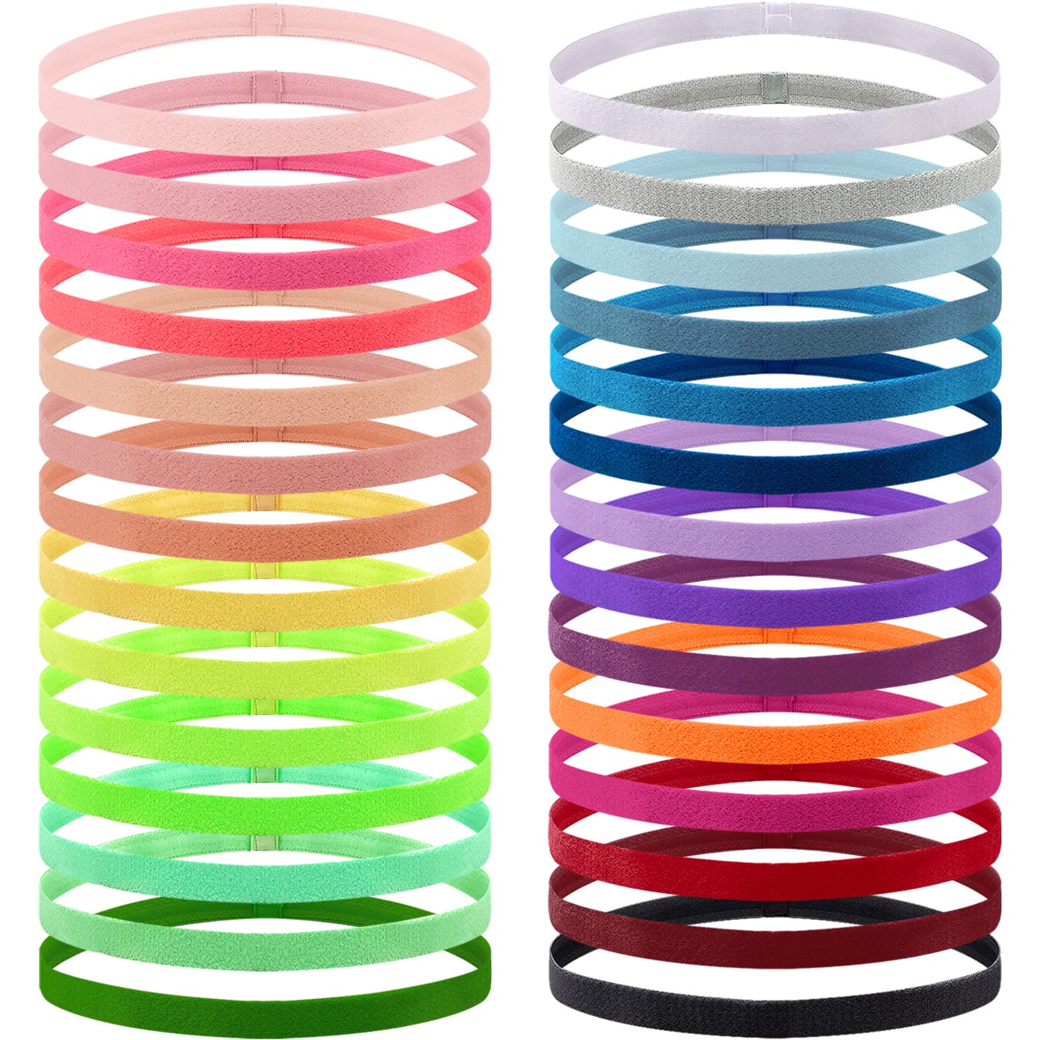 Duufin front packaging showing 28 colorful headbands and product count benefit