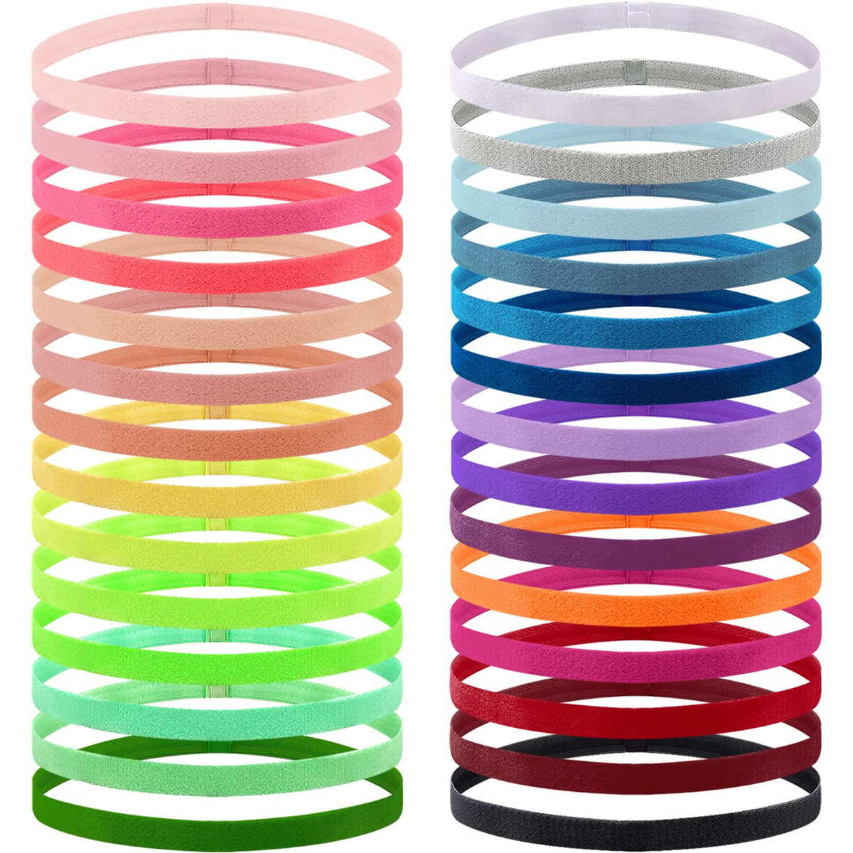 Duufin front packaging showing 28 colorful headbands and product count benefit
