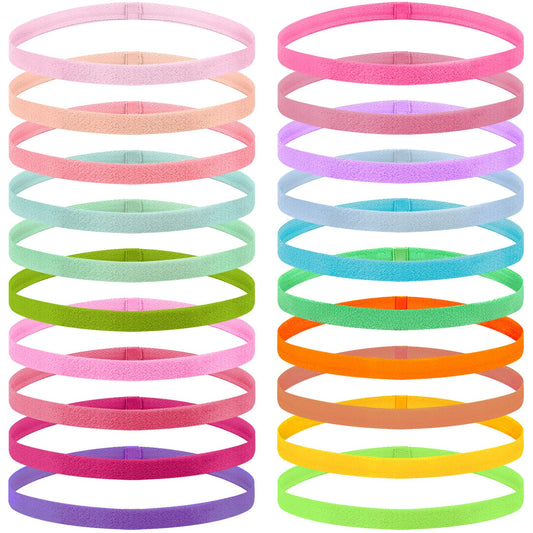 Duufin front packaging showing 20 colorful headbands and product branding benefit convenience