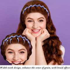 Duufin headband worn by model showing neat hair hold benefit