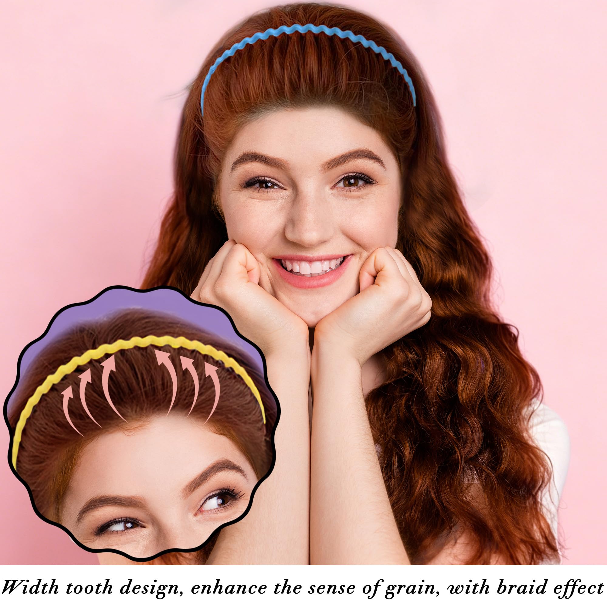 Duufin headband worn by model showing everyday styling benefit