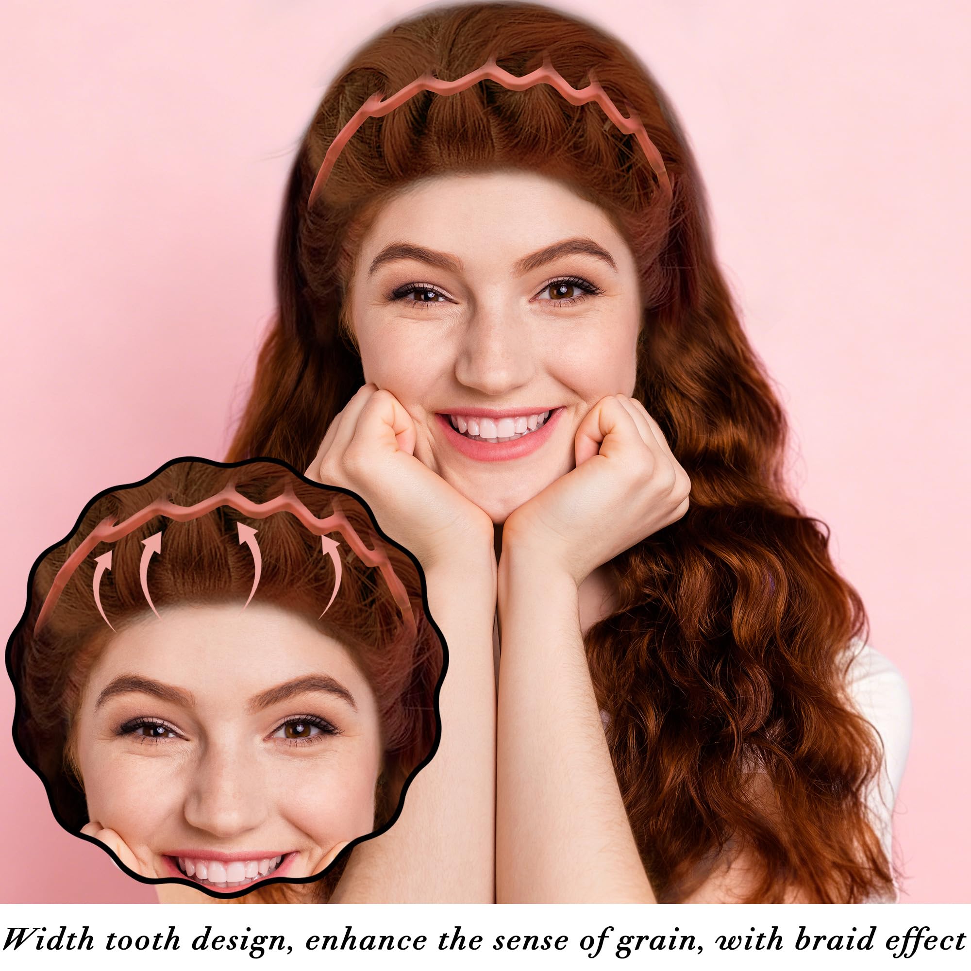 Duufin headband on model styling casually with comfortable hold benefit