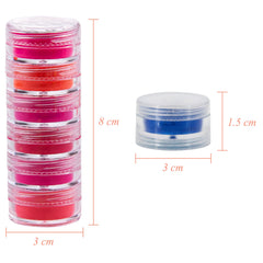 Duufin open box with neatly arranged pigment jars for quick color access