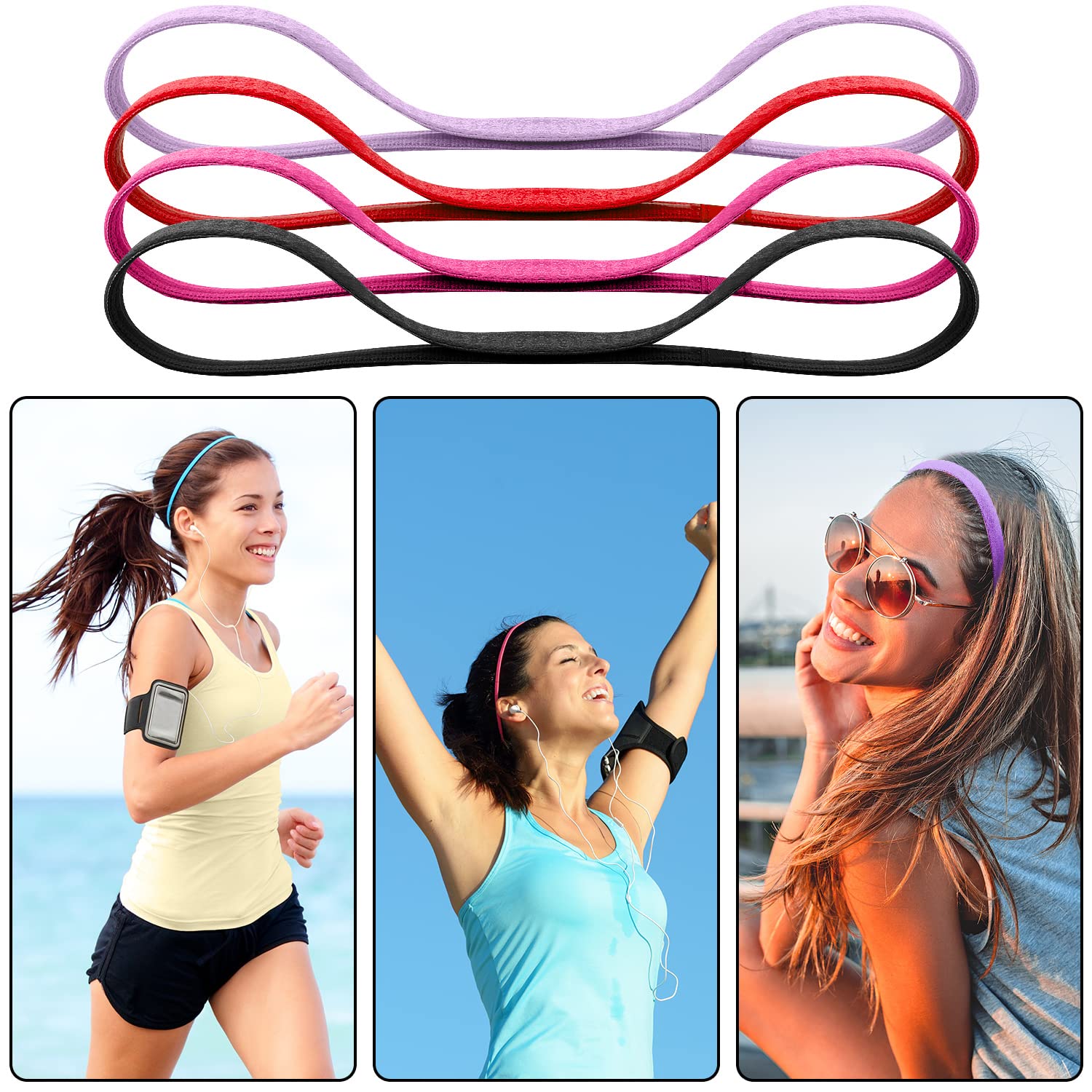 Duufin size ruler comparison illustrating stretch fit for many head sizes benefit