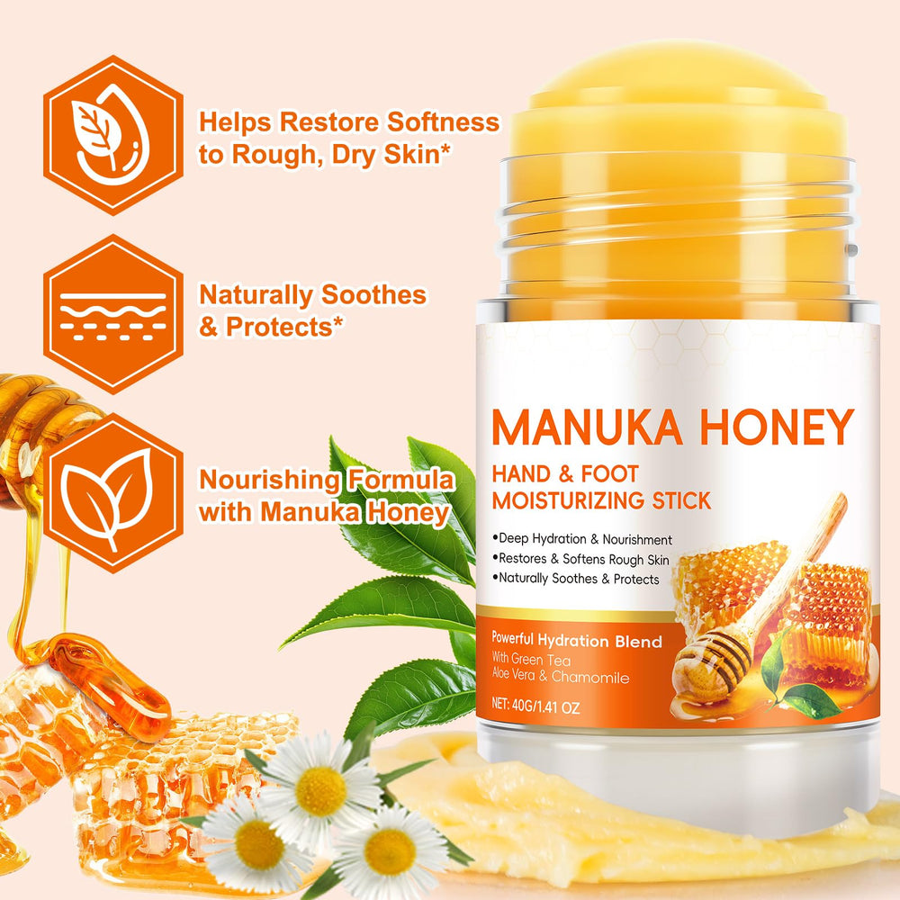 Dvoevivh close-up texture of balm with honey swirl demonstrating creamy absorption benefit