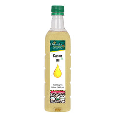 DWARAKA front bottle showing label and organic certification, clear product trust