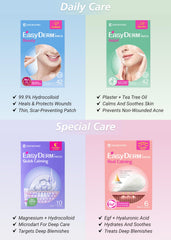 DWEasyDerm patches on hand showing easy handling and quick application benefit