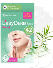 DWEasyDerm front pack view showing 42 patch count and benefits