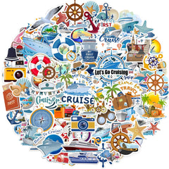 DYDSZDDYBF front packaging showing the 100-piece cruise sticker set and variety