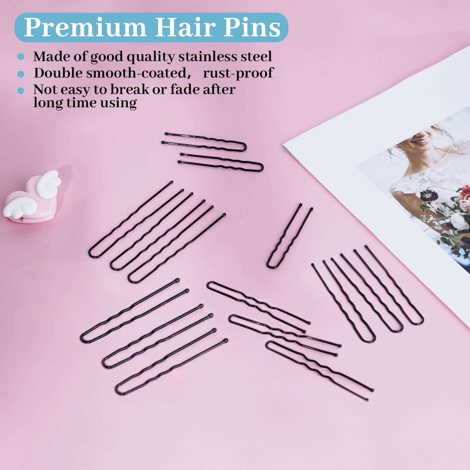DySaLic hair stylist using pins to secure a bun, reliable long-lasting hold