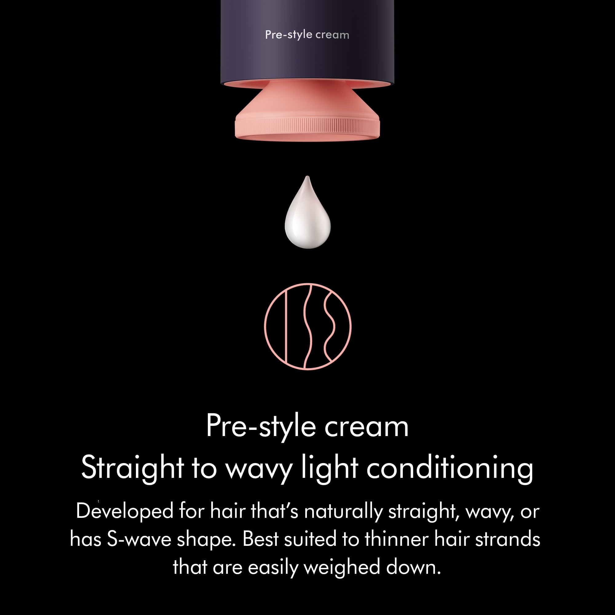 Cream transforming to clear serum showing smooth texture for even application benefit