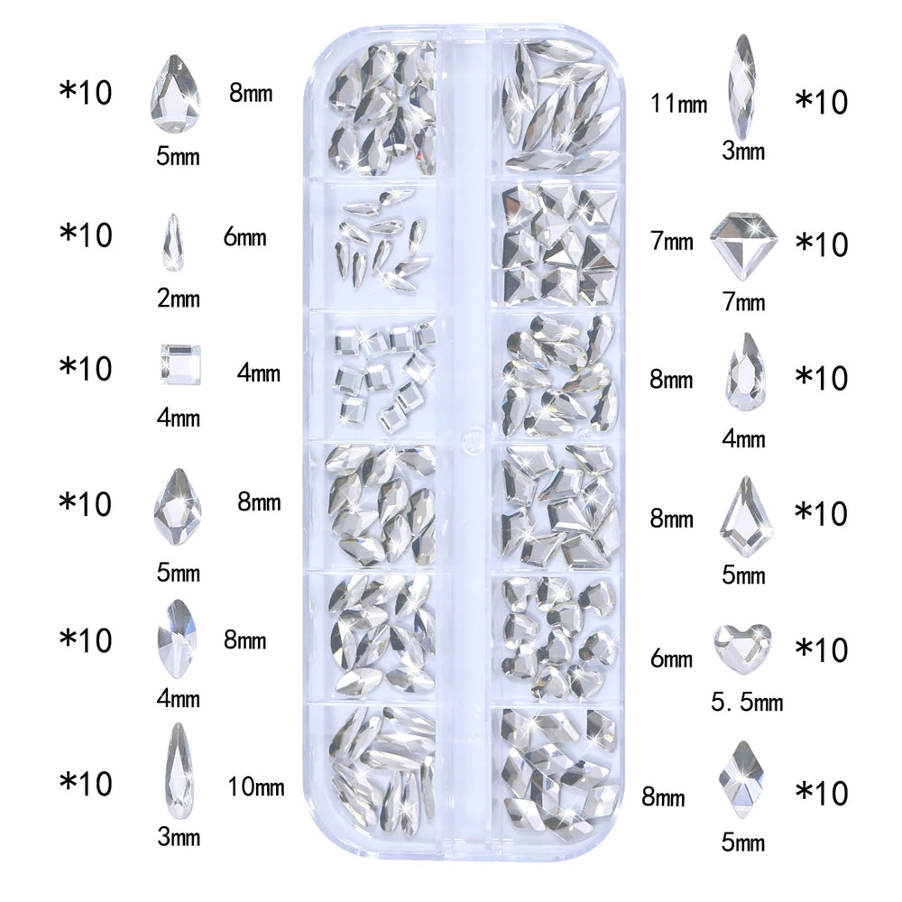 DZHILHMX close-up of mixed shapes and six sizes for design accuracy