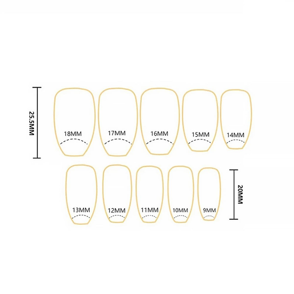 DZPGUONIZ hand wearing short square nails demonstrating a polished everyday look