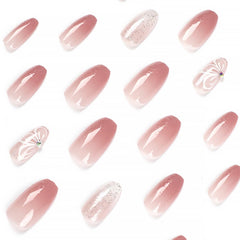 DZPGUONIZ close-up of ombre pink gradient showing smooth color transition benefit
