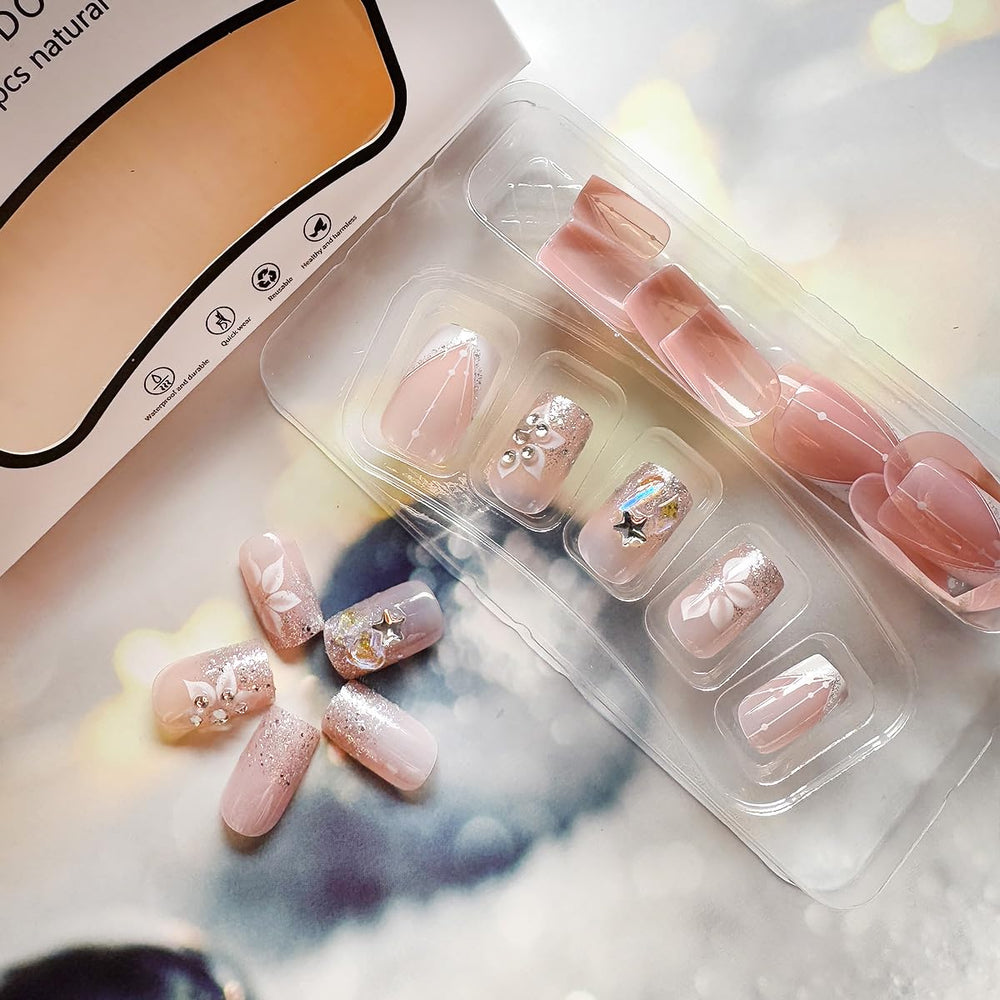 DZPGUONIZ worn on hand in lifestyle scene showing manicure-ready look for events benefit