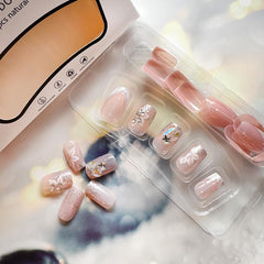 DZPGUONIZ worn on hand in lifestyle scene showing manicure-ready look for events benefit