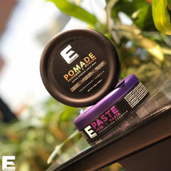 E Elegance being scooped and spread on hands demonstrating easy application