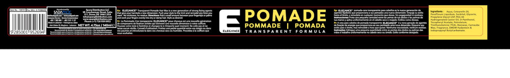 E Elegance pomade texture close-up showing smooth wax consistency benefit