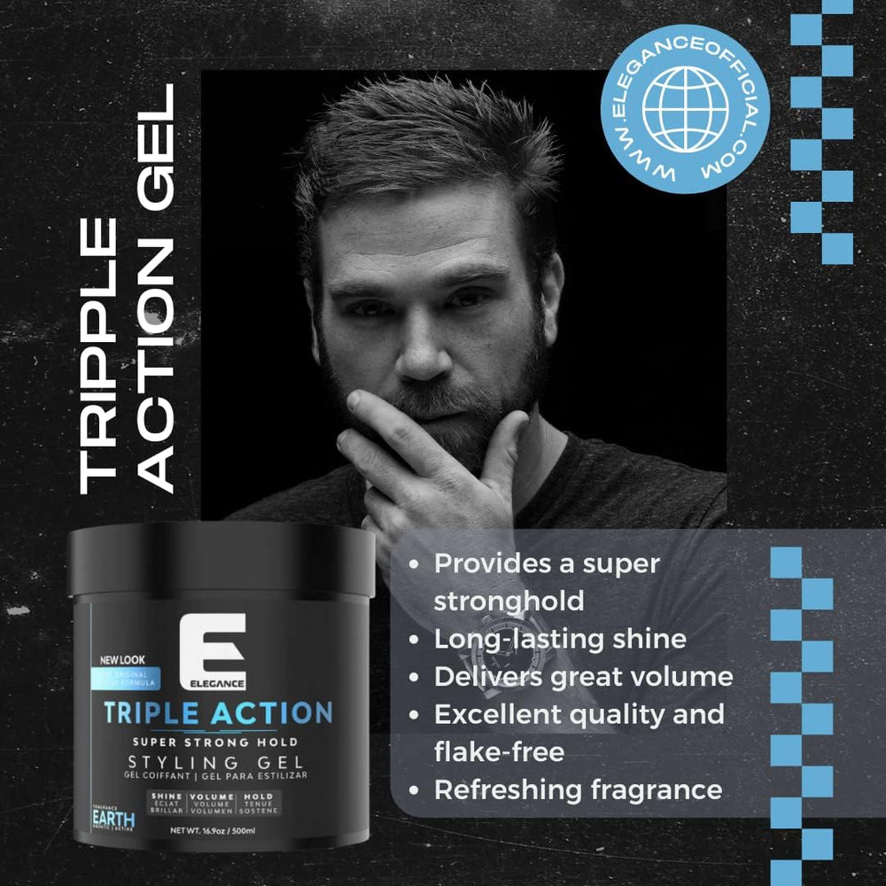 E Elegance styled man and woman in lifestyle scene showing long-lasting shine and refreshed fragrance benefit