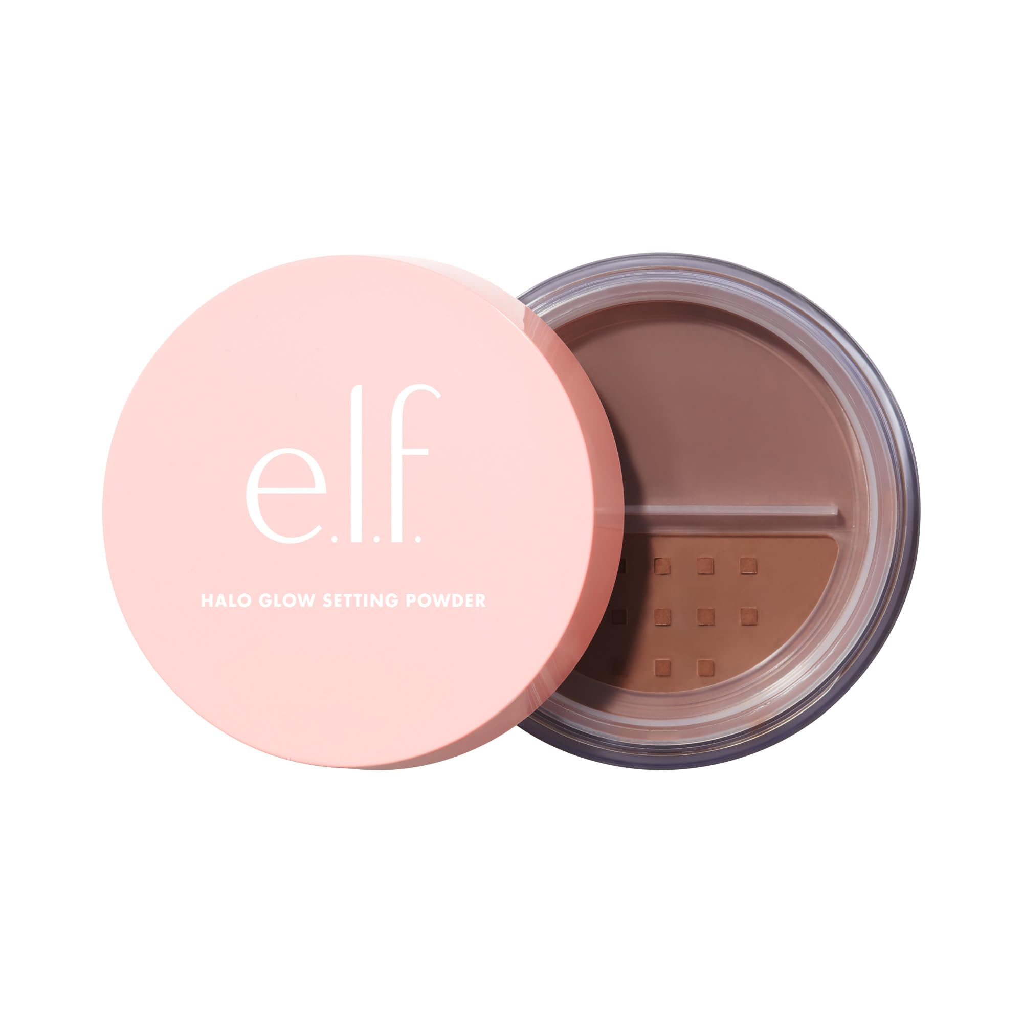 e.l.f. front packaging shows halo glow powder and quick product benefit