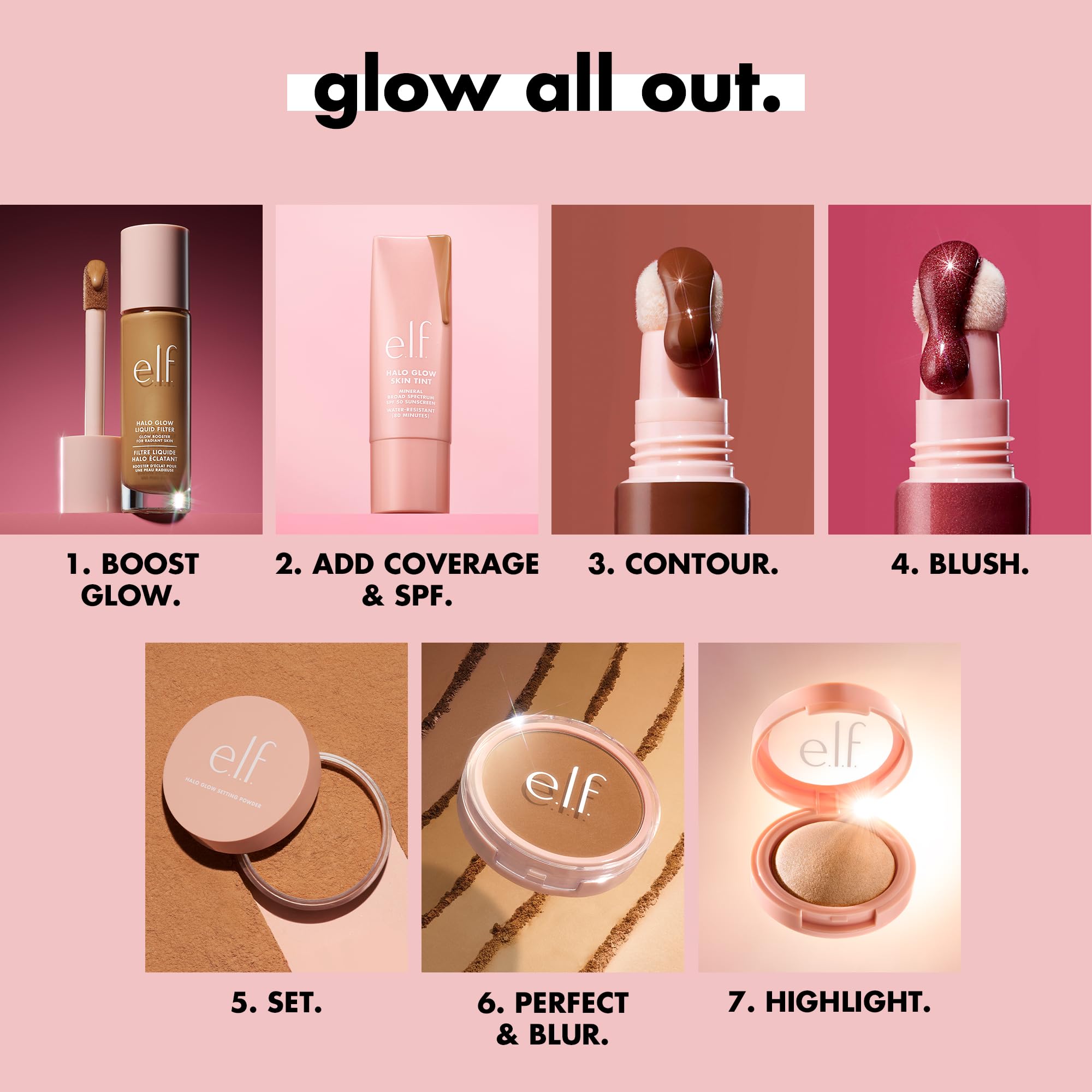 e.l.f. model wearing product in natural light for subtle radiant glow