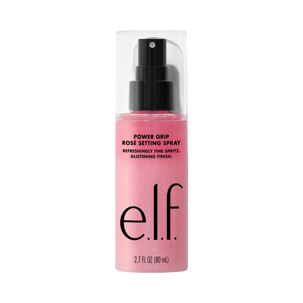 e.l.f. Power Grip Rosé label detail highlighting niacinamide and rose water