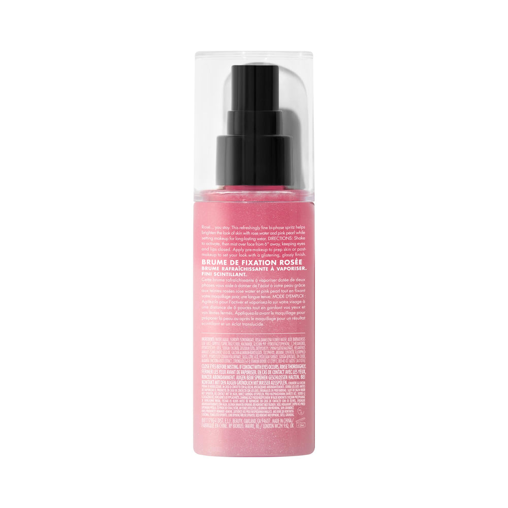e.l.f. Power Grip Rosé staged on vanity to suggest daily glow-enhancing routine