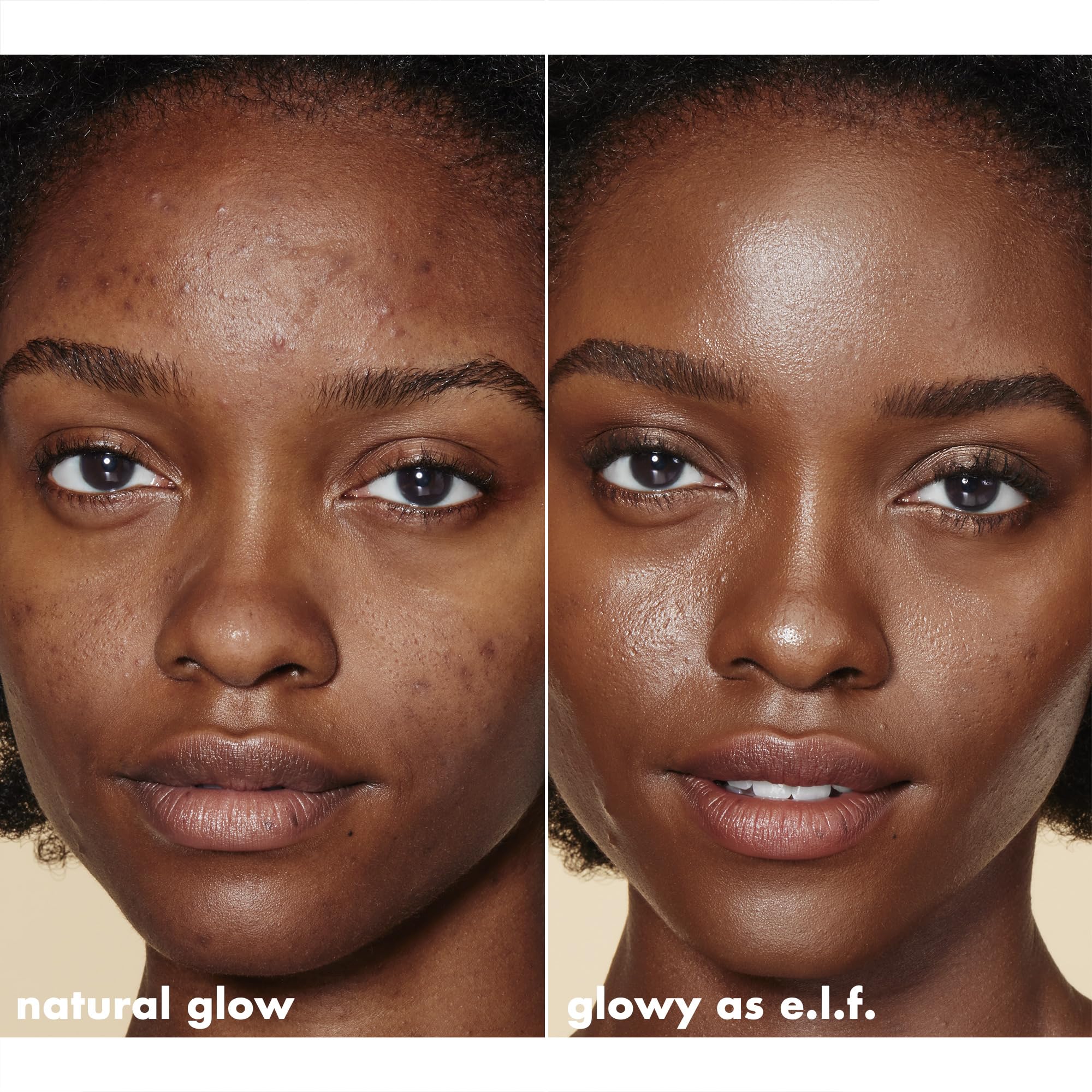 e.l.f. Halo Glow on vanity with mirror and plants, suggests everyday glowing routine