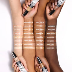 e.l.f. Hydrating Camo CC Cream pump closeup highlighting easy-dispense packaging and precise application