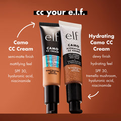 e.l.f. Hydrating Camo CC Cream shade swatch on arm showing Light 280 N match and neutral undertone