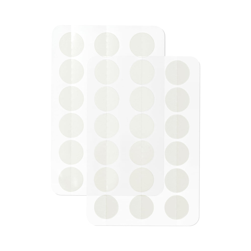 e.l.f. patch blended under makeup showing discreet coverage and confidence